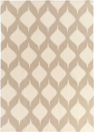 Surya Frontier 2'6" X 8' Handmade Wool Rug - Elegant Global Designs For Chic Home Decor & Durability Light Beige Wool Ft513-811