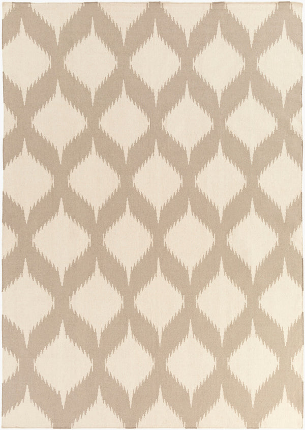 Surya Frontier 2'6" X 8' Handmade Wool Rug - Elegant Global Designs For Chic Home Decor & Durability Light Beige Wool Ft513-811