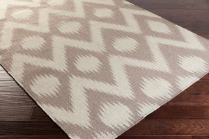 Surya Frontier Ft-103 Handmade 2' X 3' Wool Rug - Modern Decor, Durable, Easy Care, Natural Charm Charcoal Wool Ft516-268