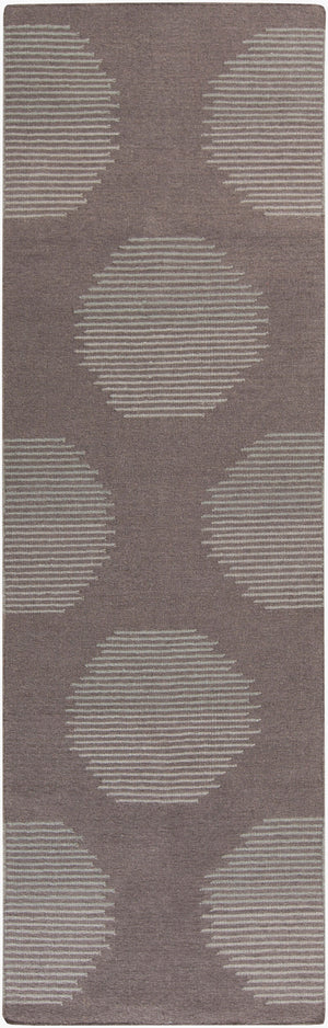 Surya Frontier 2'6" X 8' Handmade Wool Rug - Elegant Global Designs For Chic Home Decor & Durability Charcoal Wool Ft517-268