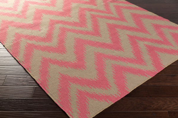 Surya Frontier Ft-500 Handmade 2' X 3' Wool Rug - Global Inspired Elegance For Eclectic Home Decor! Orange Wool Ft519-811