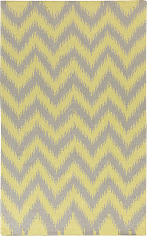 Surya Frontier Ft-500 Handmade 2' X 3' Wool Rug - Global Inspired Elegance For Eclectic Home Decor! Light Olive Wool Ft520-58