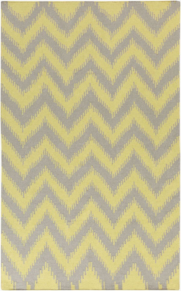 Surya Frontier Ft-500 Handmade 2' X 3' Wool Rug - Global Inspired Elegance For Eclectic Home Decor! Light Olive Wool Ft520-58