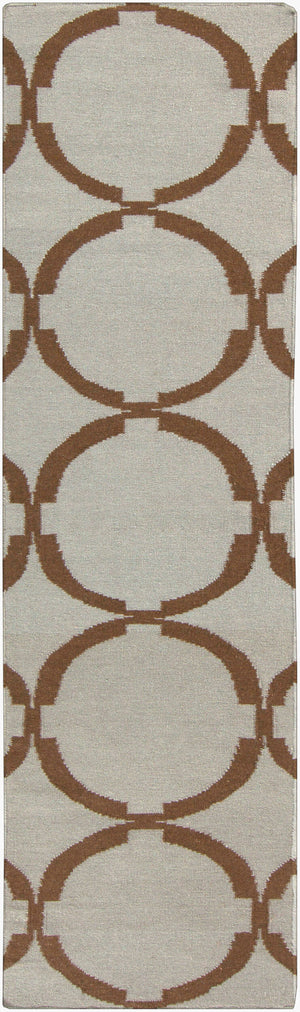 Surya Frontier 2'6" X 8' Handmade Wool Rug - Elegant Global Designs For Chic Home Decor & Durability Charcoal Wool Ft522-268