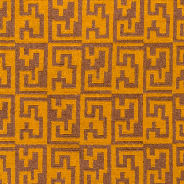 Surya Frontier Ft-500 Handmade 2' X 3' Wool Rug - Global Inspired Elegance For Eclectic Home Decor! Dark Brown Wool Ft525-268