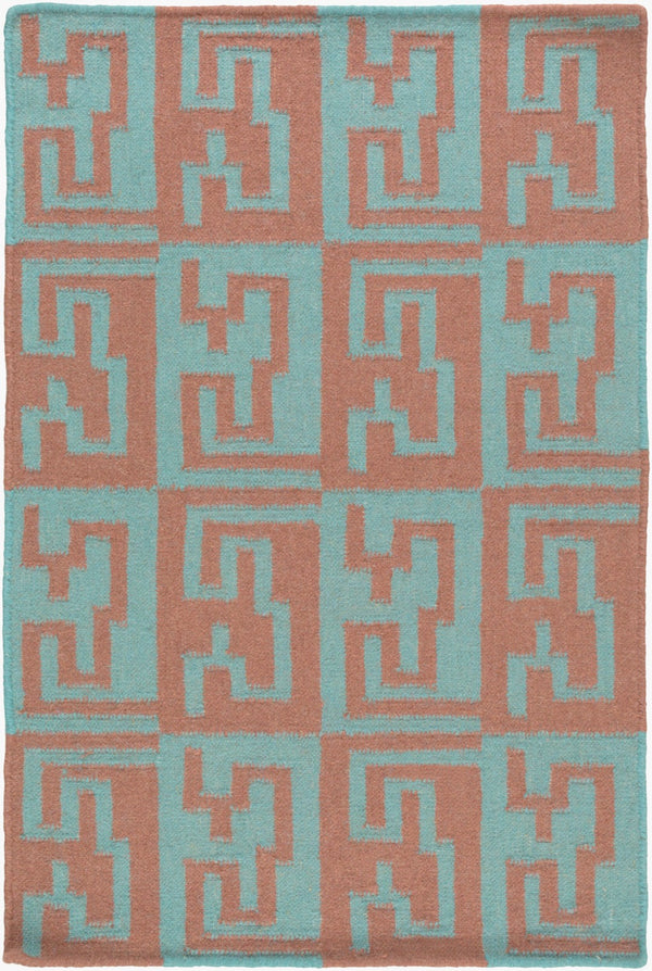Surya Frontier Ft-500 Handmade 2' X 3' Wool Rug - Global Inspired Elegance For Eclectic Home Decor! Dark Brown Wool Ft526-23