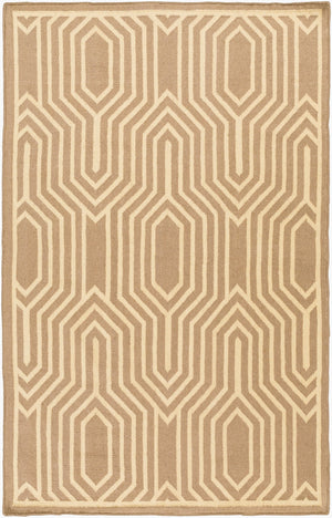 Surya Frontier Ft-500 Handmade 2' X 3' Wool Rug - Global Inspired Elegance For Eclectic Home Decor! Cream Wool Ft528-58