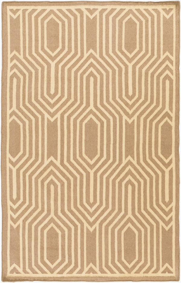 Surya Frontier Ft-500 Handmade 2' X 3' Wool Rug - Global Inspired Elegance For Eclectic Home Decor! Cream Wool Ft528-58