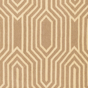 Surya Frontier Ft-500 Handmade 2' X 3' Wool Rug - Global Inspired Elegance For Eclectic Home Decor! Cream Wool Ft528-58