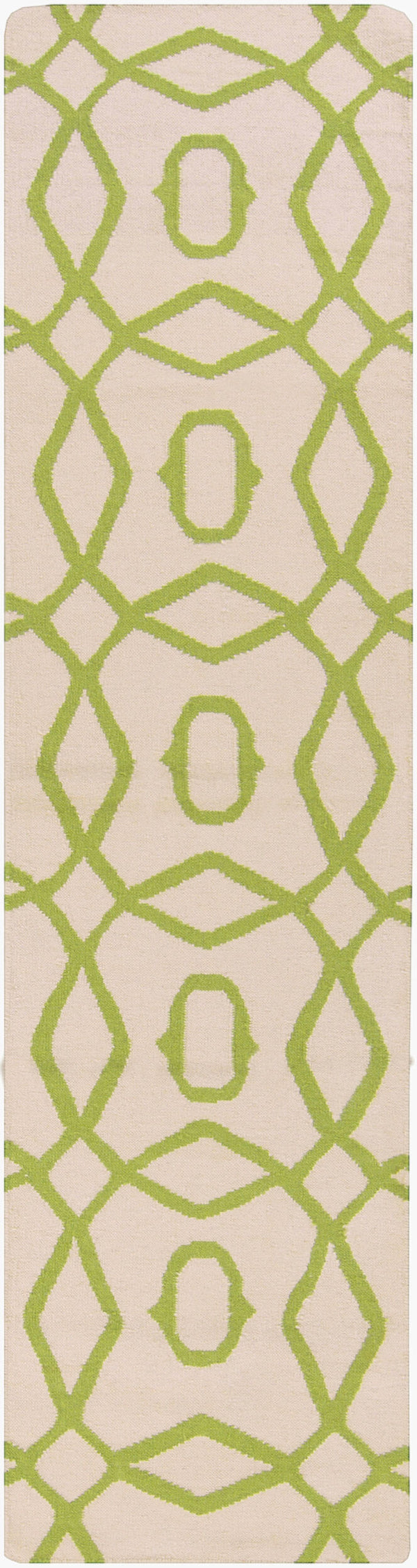 Surya Frontier 2'6" X 8' Handmade Wool Rug - Elegant Global Designs For Chic Home Decor & Durability Olive Wool Ft532-268