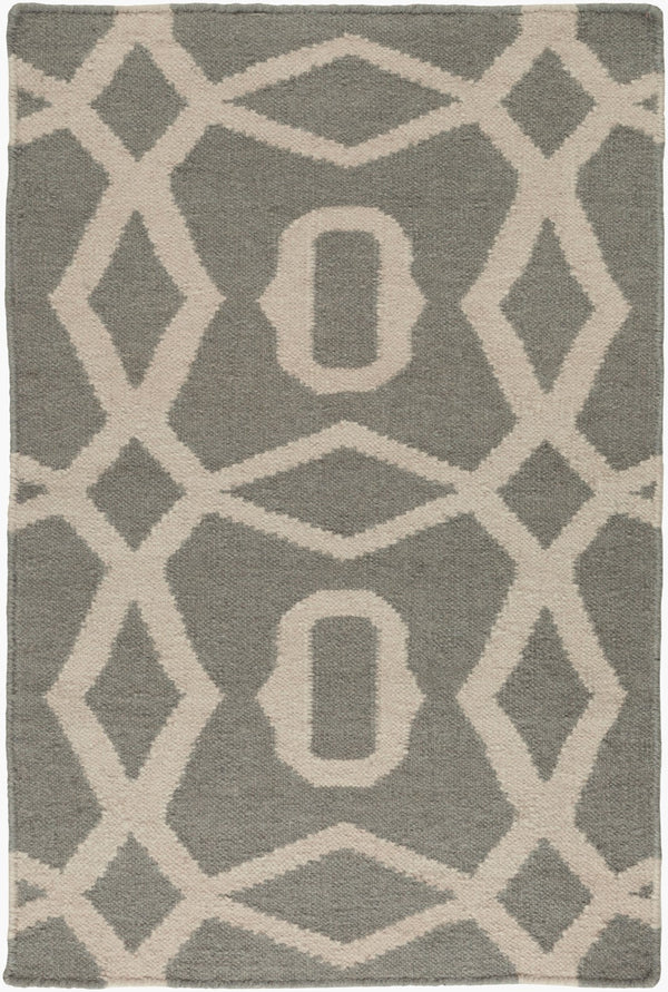 Surya Frontier 2'6" X 8' Handmade Wool Rug - Elegant Global Designs For Chic Home Decor & Durability Light Beige Wool Ft533-23