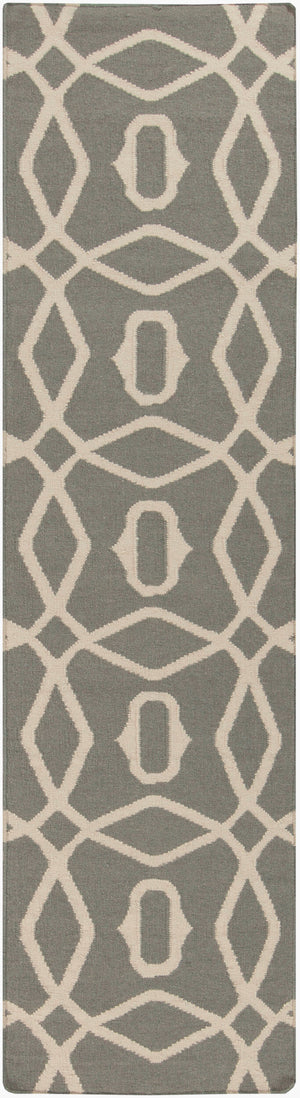 Surya Frontier 2'6" X 8' Handmade Wool Rug - Elegant Global Designs For Chic Home Decor & Durability Light Beige Wool Ft533-268
