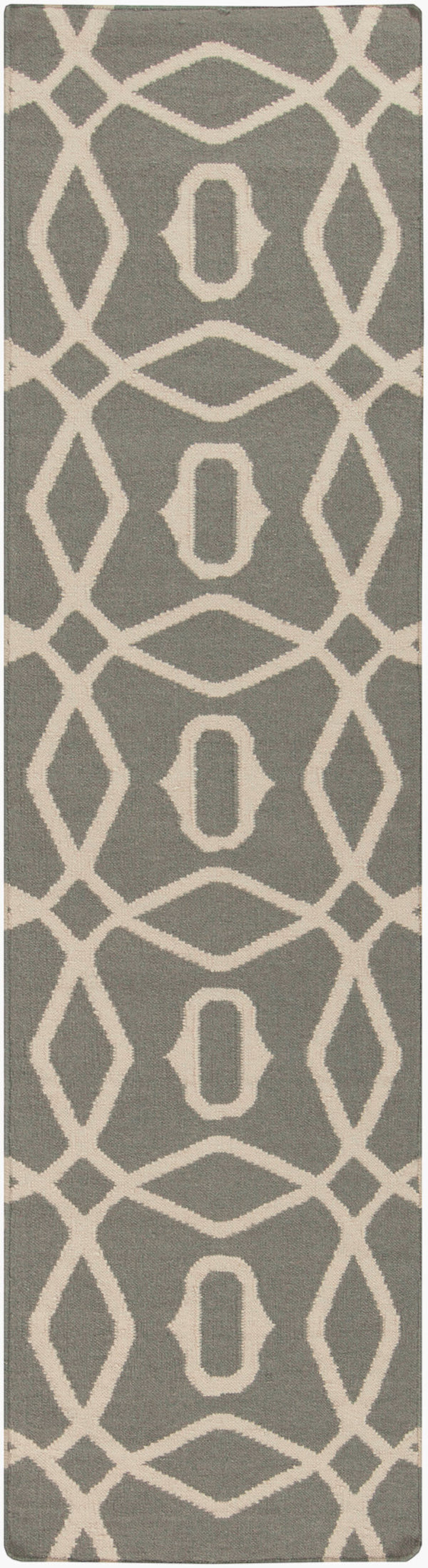 Surya Frontier 2'6" X 8' Handmade Wool Rug - Elegant Global Designs For Chic Home Decor & Durability Light Beige Wool Ft533-268
