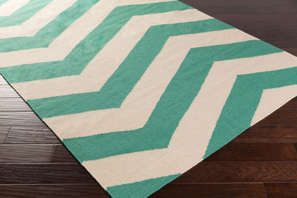 Surya Frontier Ft-220 Handmade 2' X 3' Wool Rug - Durable, Modern Decor With Natural Charm & Warranty Sage Wool Ft537-811