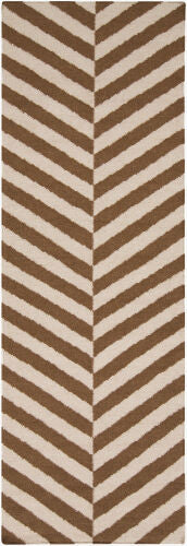 Surya Frontier Ft-500 Handmade 2' X 3' Wool Rug - Global Inspired Elegance For Eclectic Home Decor! Brown Wool Ft552-268