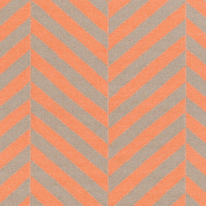 Surya Frontier Ft-500 Handmade 2' X 3' Wool Rug - Global Inspired Elegance For Eclectic Home Decor! Orange Wool Ft558-268