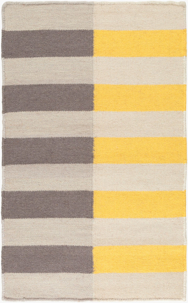 Surya Frontier Ft-500 Handmade 2' X 3' Wool Rug - Global Inspired Elegance For Eclectic Home Decor! Medium Gray Wool Ft563-23