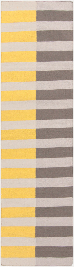 Surya Frontier Ft-500 Handmade 2' X 3' Wool Rug - Global Inspired Elegance For Eclectic Home Decor! Medium Gray Wool Ft563-268