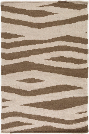 Surya Frontier Ft-500 Handmade 2' X 3' Wool Rug - Global Inspired Elegance For Eclectic Home Decor! Brown Wool Ft575-3656