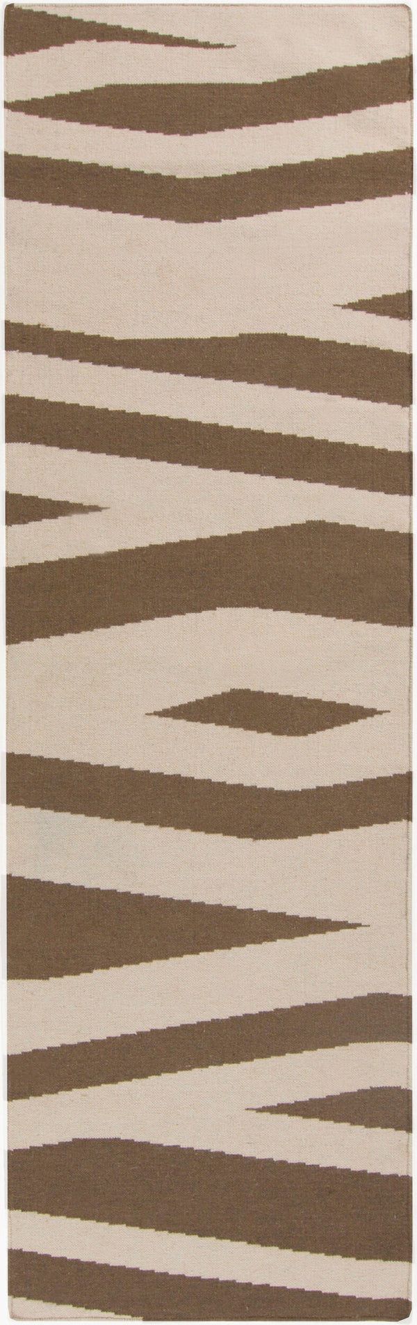 Surya Frontier Ft-500 Handmade 2' X 3' Wool Rug - Global Inspired Elegance For Eclectic Home Decor! Brown Wool Ft575-268