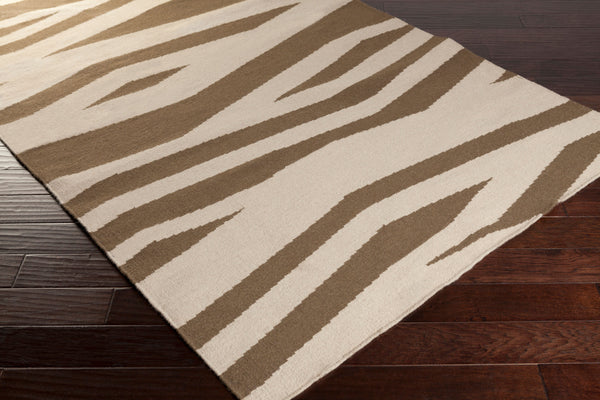 Surya Frontier Ft-500 Handmade 2' X 3' Wool Rug - Global Inspired Elegance For Eclectic Home Decor! Brown Wool Ft575-811