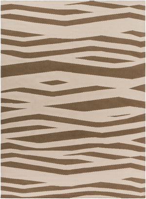 Surya Frontier Ft-500 Handmade 2' X 3' Wool Rug - Global Inspired Elegance For Eclectic Home Decor! Brown Wool Ft575-811