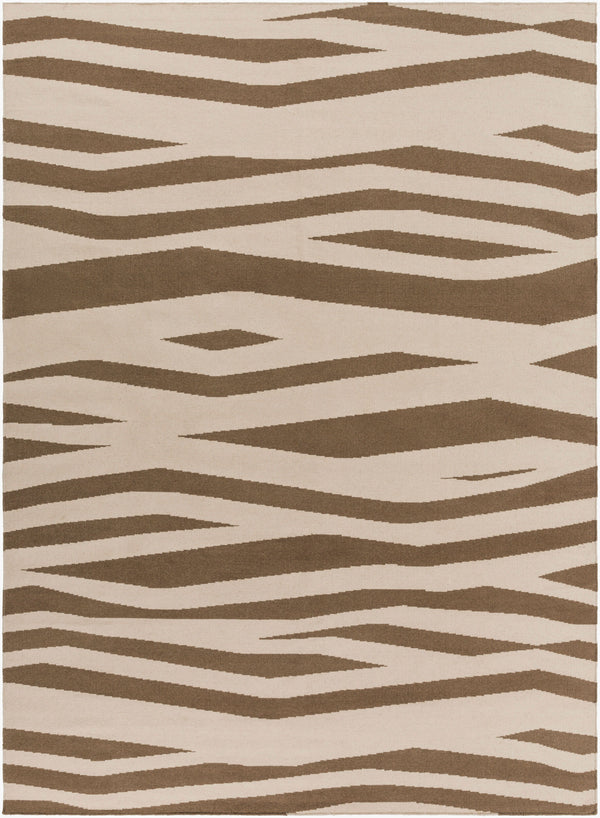 Surya Frontier Ft-500 Handmade 2' X 3' Wool Rug - Global Inspired Elegance For Eclectic Home Decor! Brown Wool Ft575-811