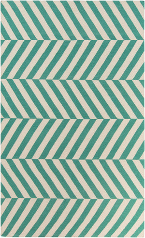 Surya Frontier Ft-500 Handmade 2' X 3' Wool Rug - Global Inspired Elegance For Eclectic Home Decor! Emerald Wool Ft576-811