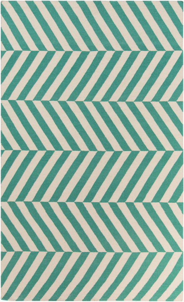 Surya Frontier Ft-500 Handmade 2' X 3' Wool Rug - Global Inspired Elegance For Eclectic Home Decor! Emerald Wool Ft576-811