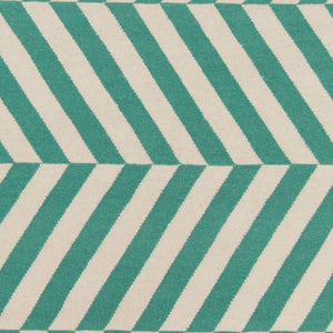 Surya Frontier Ft-500 Handmade 2' X 3' Wool Rug - Global Inspired Elegance For Eclectic Home Decor! Emerald Wool Ft576-23