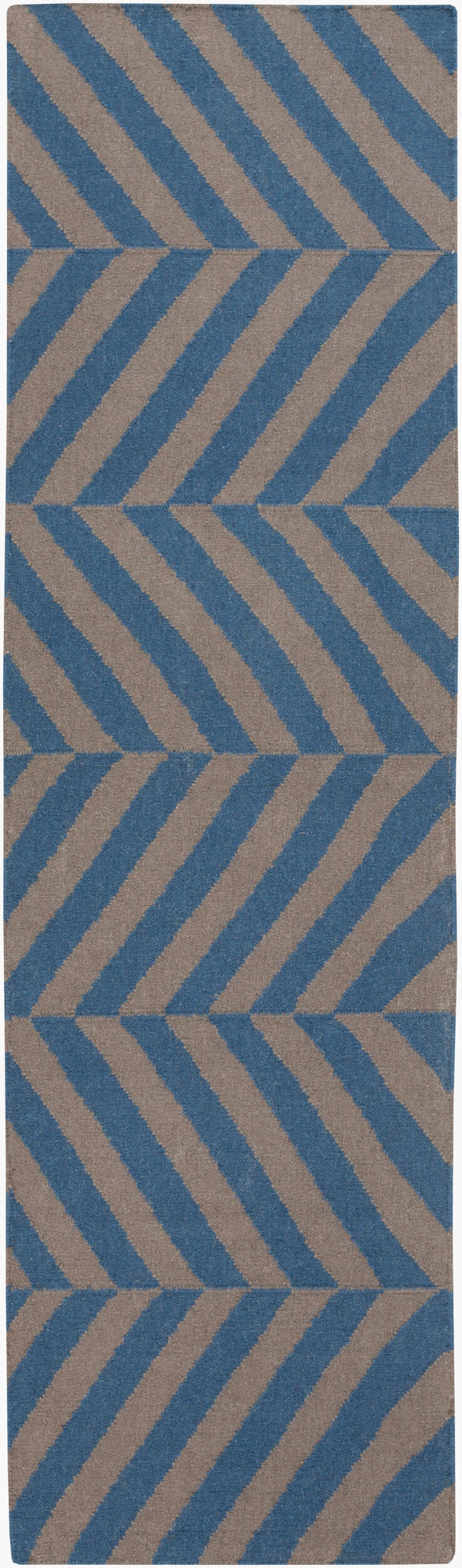 Surya Frontier Ft-500 Handmade 2' X 3' Wool Rug - Global Inspired Elegance For Eclectic Home Decor! Dark Blue Wool Ft583-268