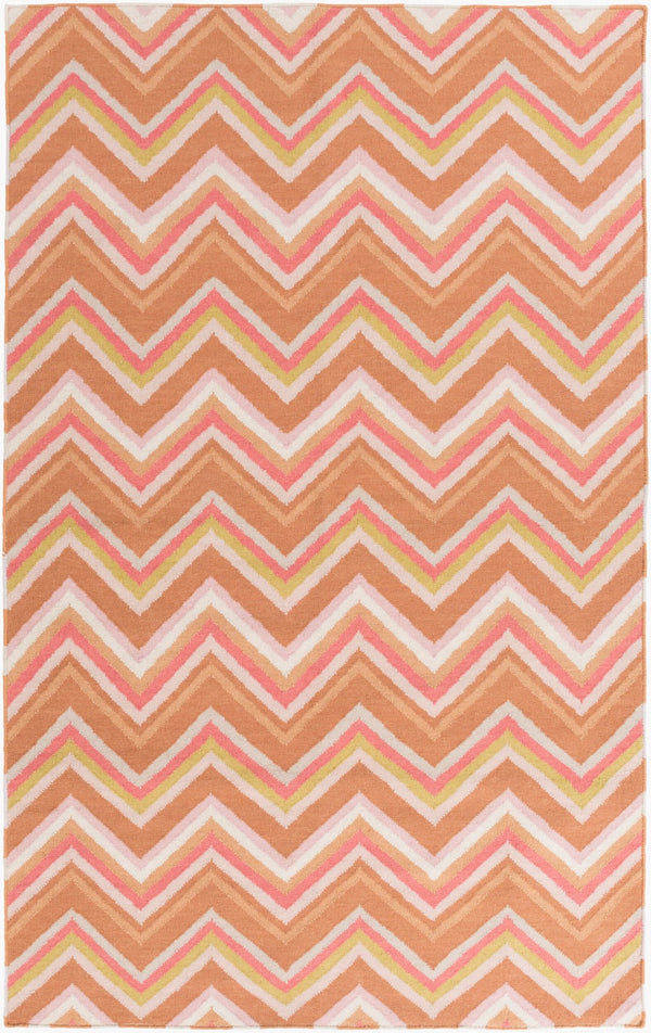 Surya Frontier Ft-304 Handmade 2' X 3' Wool Rug - Modern, Durable Design For Effortless Home Decor Style Rose Wool Ft598-811