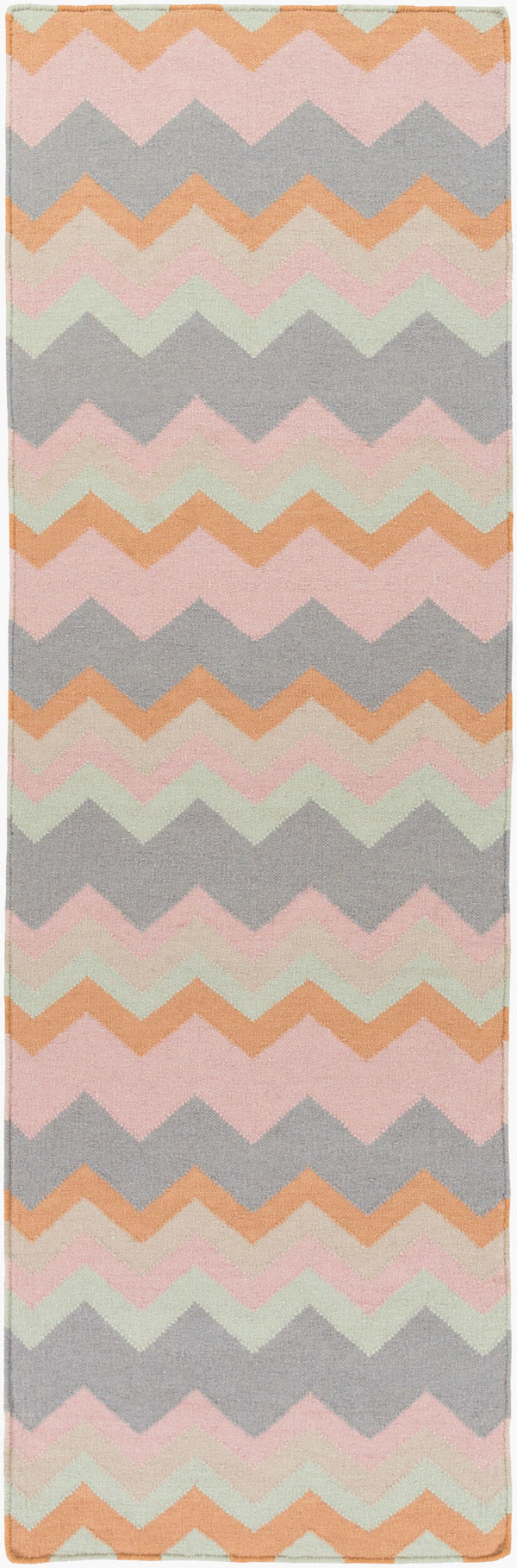 Surya Frontier Ft-220 Handmade 2' X 3' Wool Rug - Durable, Modern Decor With Natural Charm & Warranty Mauve Wool Ft599-268