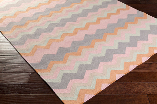 Surya Frontier Ft-220 Handmade 2' X 3' Wool Rug - Durable, Modern Decor With Natural Charm & Warranty Mauve Wool Ft599-268