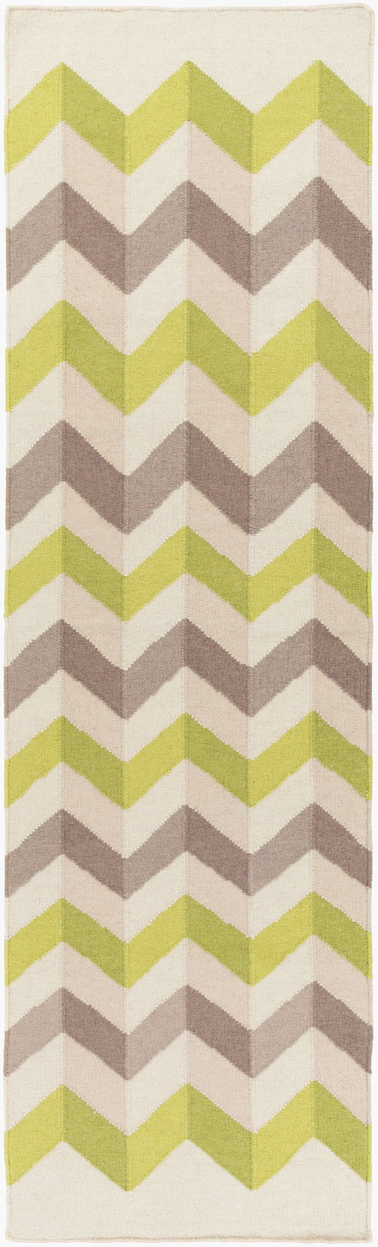 Surya Frontier Ft-606 2'6" X 8' Handmade Wool Rug - Modern, Durable, And Stylish Décor For Your Space Taupe Wool Ft607-268
