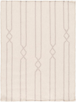 Surya Frontier Ft-304 Handmade 2' X 3' Wool Rug - Modern, Durable Design For Effortless Home Decor Style Light Beige Wool Ft613-23