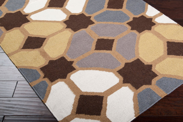 Surya Frontier 2'6" X 8' Handmade Wool Rug - Elegant Global Designs For Chic Home Decor & Durability Charcoal Wool Ft70-58