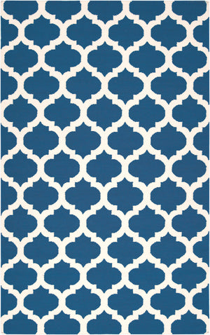 Surya Frontier Ft-103 Handmade 2' X 3' Wool Rug - Modern Decor, Durable, Easy Care, Natural Charm Blue Wool Ft84-3656