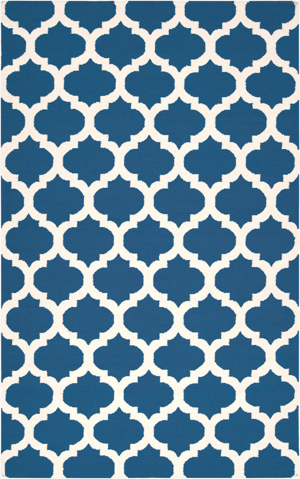 Surya Frontier Ft-103 Handmade 2' X 3' Wool Rug - Modern Decor, Durable, Easy Care, Natural Charm Blue Wool Ft84-3656