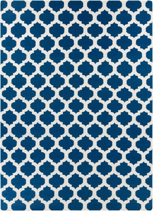 Surya Frontier Ft-103 Handmade 2' X 3' Wool Rug - Modern Decor, Durable, Easy Care, Natural Charm Blue Wool Ft84-811