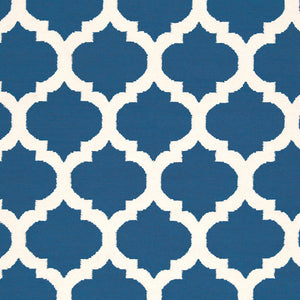 Surya Frontier Ft-103 Handmade 2' X 3' Wool Rug - Modern Decor, Durable, Easy Care, Natural Charm Blue Wool Ft84-811