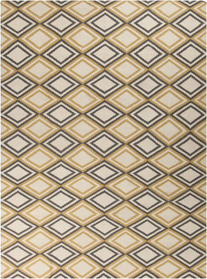 Surya Frontier Ft-85 2' X 3' Handmade Wool Rug - Durable, Modern Decor With Natural Charm & Warranty Light Beige Wool Ft85-811