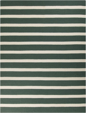 Surya Frontier Ft-96 8' X 11' Handmade Wool Rug - Modern, Durable, And Charming Decor For Your Space Dark Green Wool Ft96-811