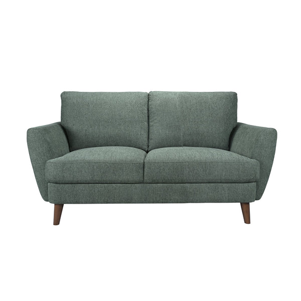 Porter Designs Porter Burnside Contemporary Upholstered Loveseat In Soft Green – Sophisticated Comfort Redefined Green Fabric 01-216-02-3662