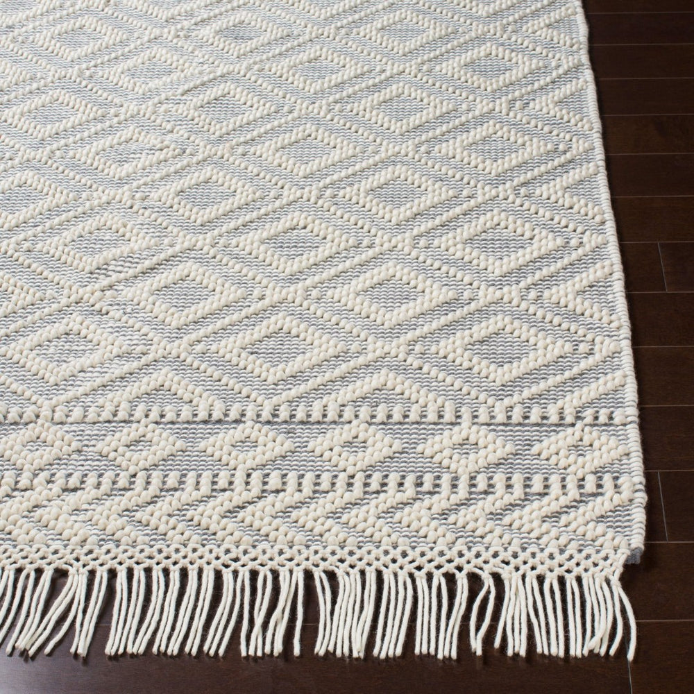 Surya Farmhouse Handwoven Wool Cotton Flatweave Rug with Tassel Border for Entryways FTS2303-23
