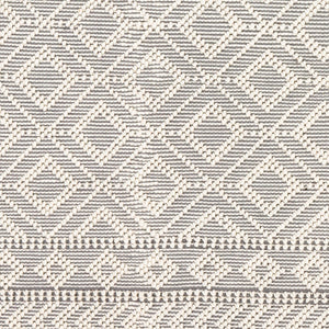 Surya Farmhouse Tassels 2' X 3' Handwoven Rug - Unique Cottage Style With Textured Fringe & Easy Care Gray Wool,Cotton Fts2303-268