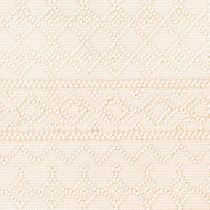 Livabliss Farmhouse Tassels Hand Woven Wool Cotton Runner Rug for Hallways and Entryways White, Beige 2'6" x 8' FTS2305-268