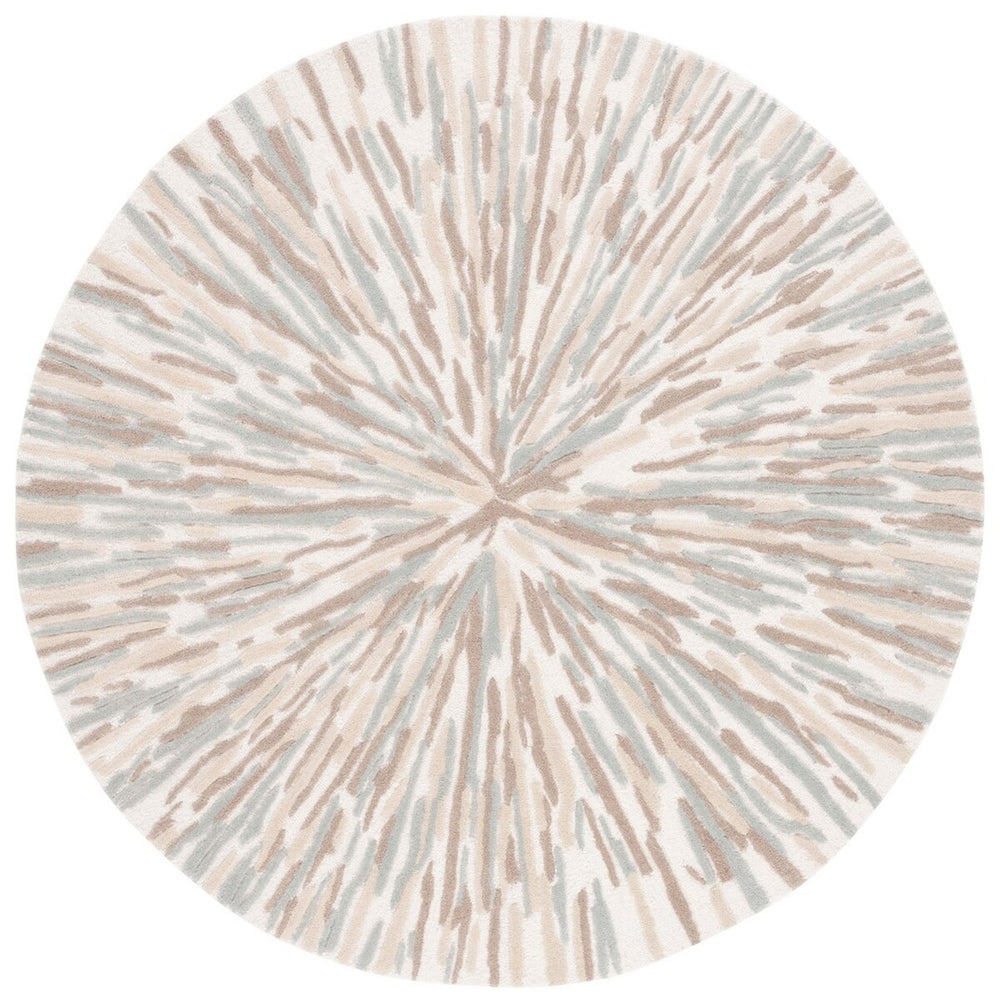 Safavieh Fifth Avenue 109 Hand Tufted Contemporary Rug Ivory / Grey FTV109A-4R