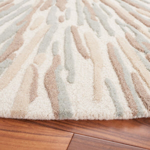 Safavieh Fifth Avenue 109 Hand Tufted Contemporary Rug Ivory / Grey FTV109A-4R