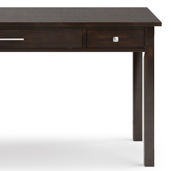 English Elm Avalon Large Desk In Tobacco Brown - Handcrafted Solid Wood, Elegant Design & Ample Storage Solutions B136P158449